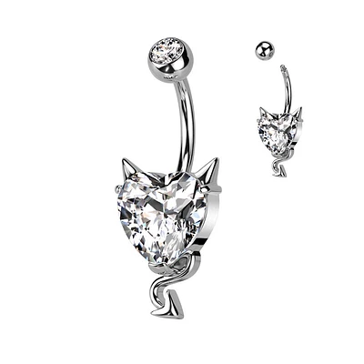 Devilish Navel Barbell 14g