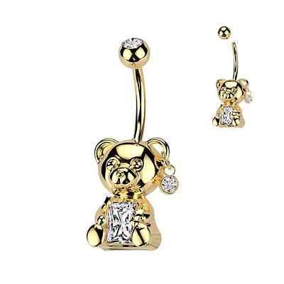 PREMIUM Bear Navel Dangle 14g