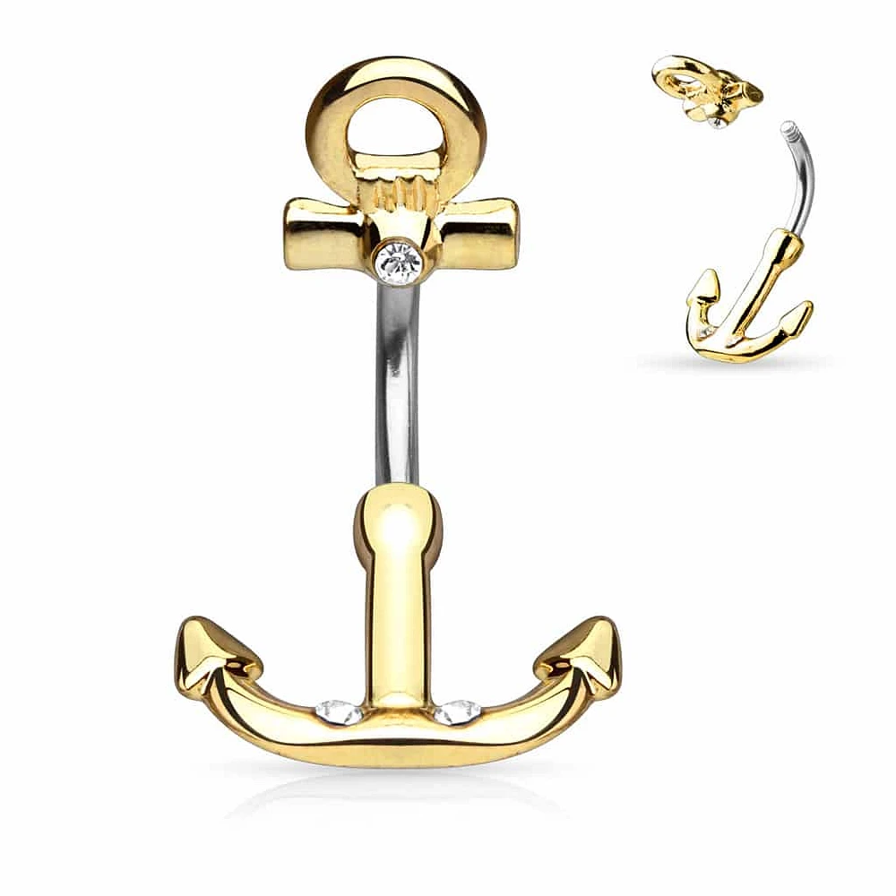 Anchor Navel Barbell 14g