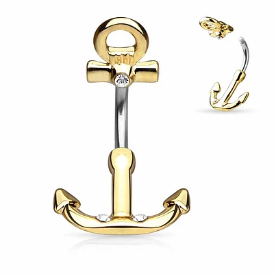Anchor Navel Barbell 14g