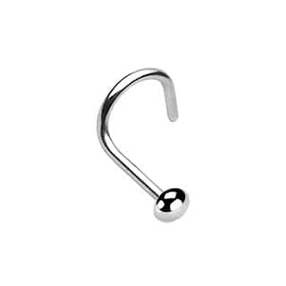 Surgical Steel Nose Screw 18g