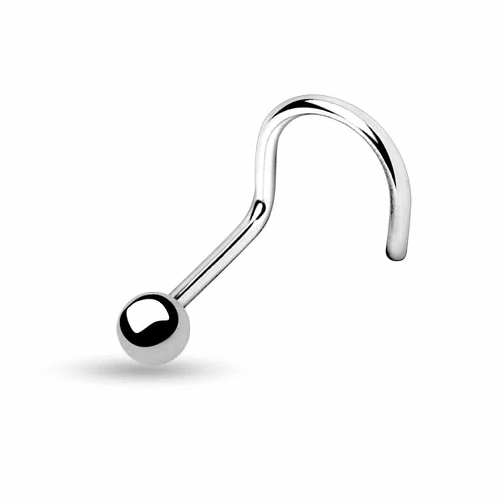 Surgical Steel Nose Screw 18g