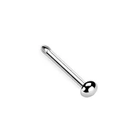 Surgical Steel Smartie Top Nose Bone 18g