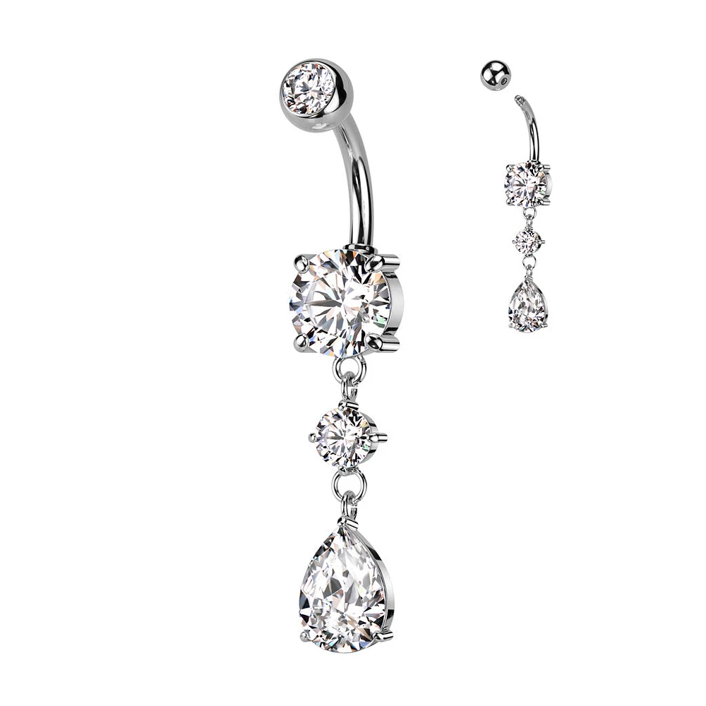 PREMIUM Teardrop Crystal Dangle 14g