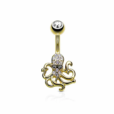 Octopus Navel Barbell 14g