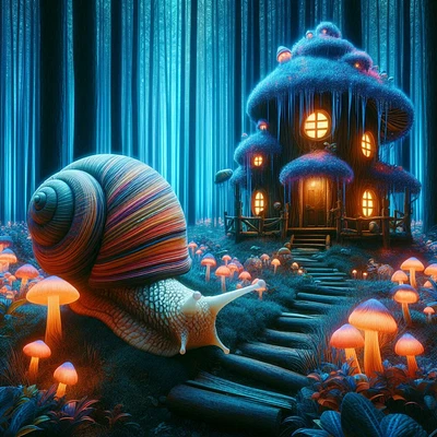 Frosted Cottage Mushy Snail