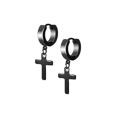 Cross Dangle Cuff Earrings
