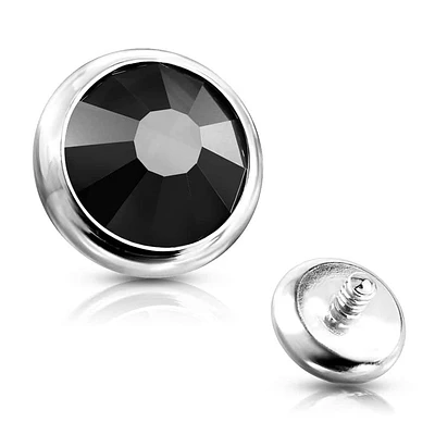 PREMIUM Bezel-Set Crystal Microdermal Top