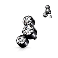 PREMIUM Crystal Rim Microdermal Top