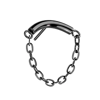 PREMIUM Titanium Chain Fancy Threadless Top