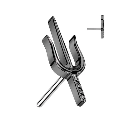 PREMIUM Titanium Ninja Sai Fancy Threadless Top