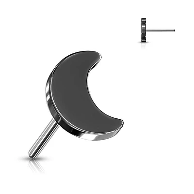 PREMIUM Titanium Moon Simple Threadless Top