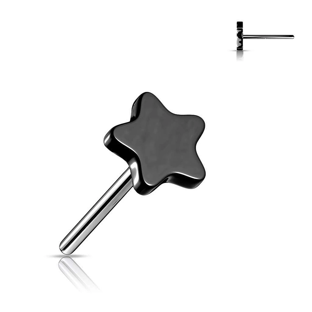PREMIUM Titanium Star Simple Threadless Top