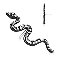 PREMIUM Titanium Snake Fancy Threadless Top