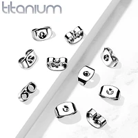 Titanium Butterfly Backs