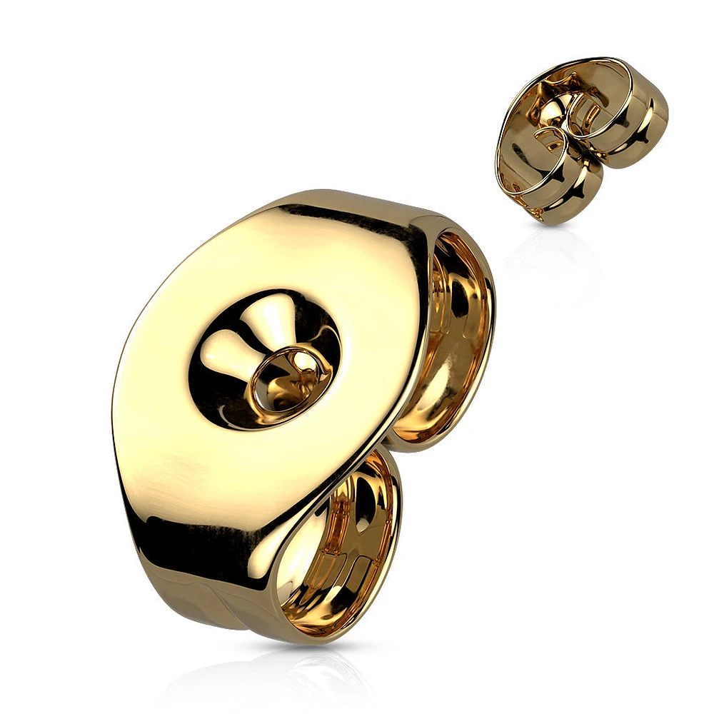 Rounded Titanium Butterfly Backs