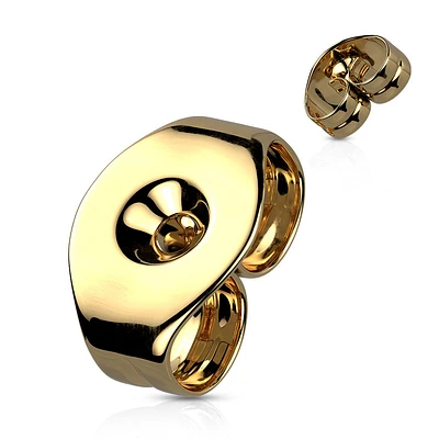 Rounded Titanium Butterfly Backs