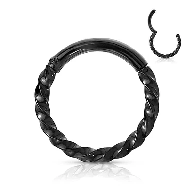 PREMIUM Twist Hinged Segment Ring 16g