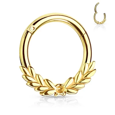 PREMIUM Laurels Segment Ring 16g