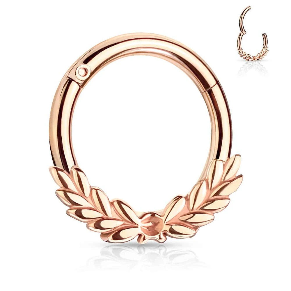 PREMIUM Laurels Segment Ring 16g