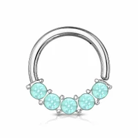 Claw-Set Moonstone Bendable Ring 16g