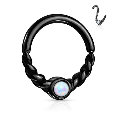 Twisted Opal Bendable Ring 16g