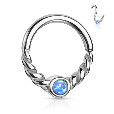 Twisted Opal Bendable Ring 16g