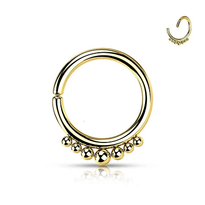 Dotwork Bendable Ring 16g