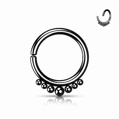 Dotwork Bendable Ring 16g
