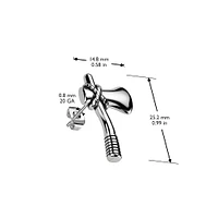 Hatchet Stud Earrings