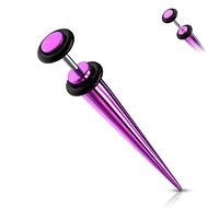 Titanium with O-Rings Faux Tapers 16g