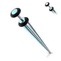 Titanium with O-Rings Faux Tapers 16g