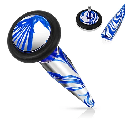 Swirl Faux Tapers 16g