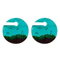 Wood and Epoxy Mushroom Forest Ear Weights 00g