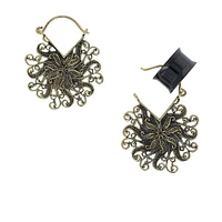 Sea Flower Mandala Brass Hangers