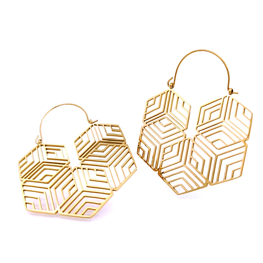 Geometric Hexagon Tunnel Hangers