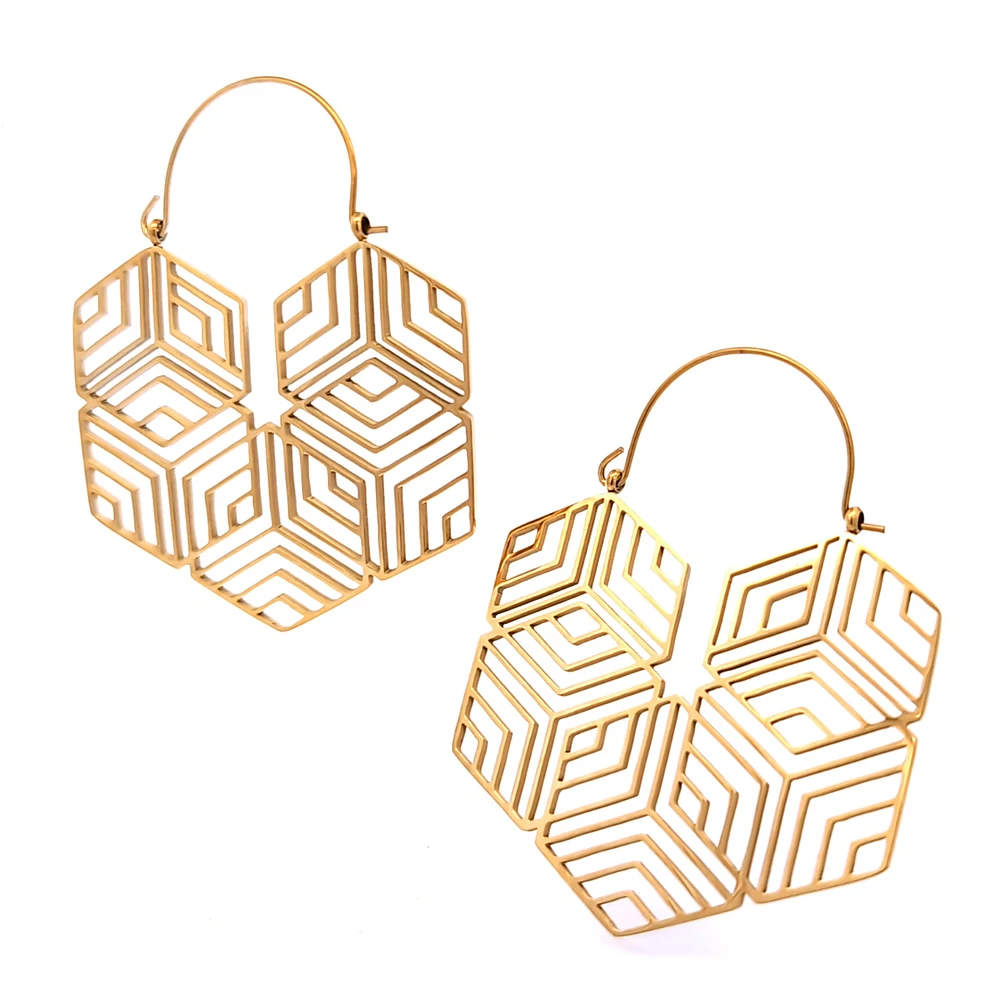 Geometric Hexagon Tunnel Hangers