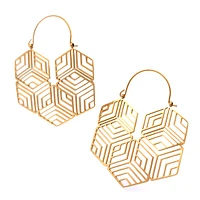 Geometric Hexagon Tunnel Hangers