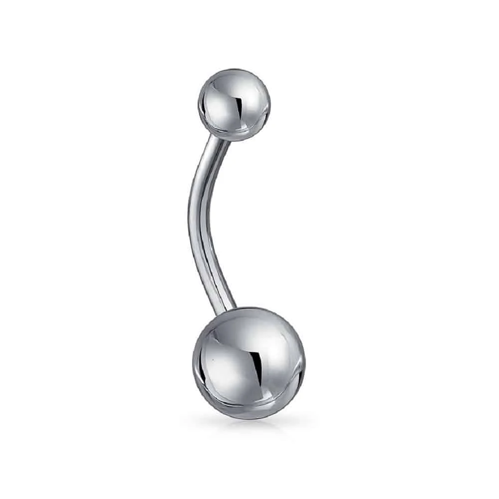 Surgical Steel Navel Barbell 14g