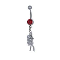 3D Sexy Time Navel Dangle 14g