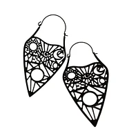 Yes No Ouija Planchette Tunnel Hangers