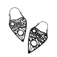 Yes No Ouija Planchette Tunnel Hangers