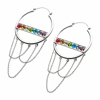 Rainbow Crystals + Chain Tunnel Hangers