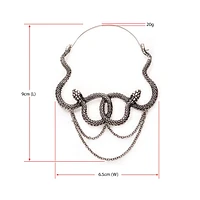 Coiled Snakes + Chains Tunnel Hangers