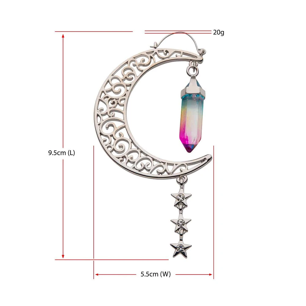 Filigree Moon Tunnel Hangers