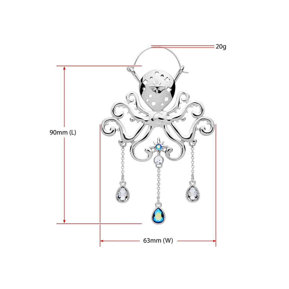 Vitrail Octopus Tunnel Hangers
