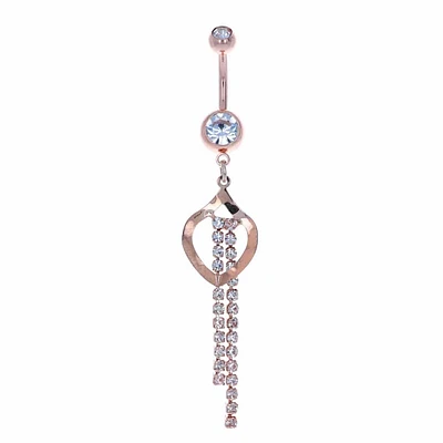 Tucked Chains Navel Dangle 14g