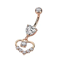 PREMIUM Heart Crystal Base Dangle 14g