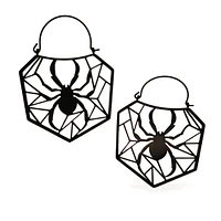 Geometric Spiderweb Tunnel Hangers