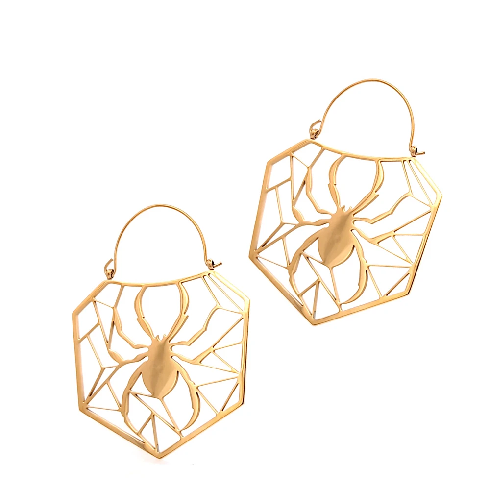 Geometric Spiderweb Tunnel Hangers